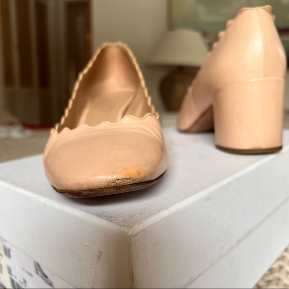Chloe Lauren Scallop Pumps size 38 - Picture 3 of 9